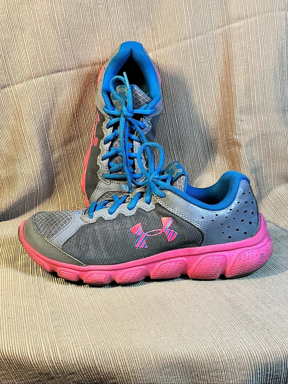 Ryka Women's Gray & Pink Athletic Sneakers